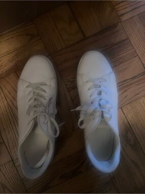 Classic White Low-Top Sneakers